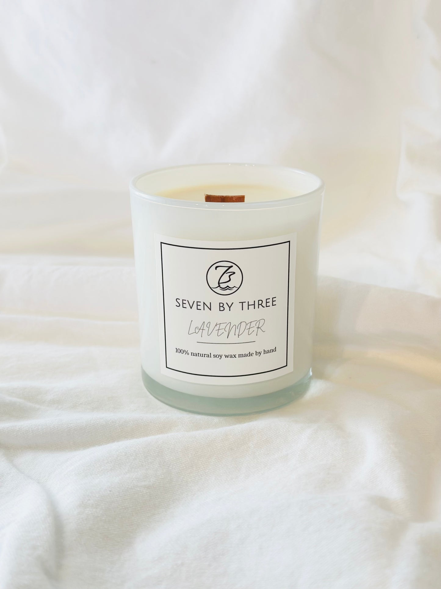 Lavender Soy Candle (250g)・Wood Wick